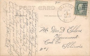 J17/ Glencoe Minnesota RPPC Postcard c1910 Men Splitting Firewood  21