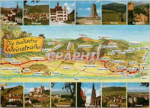 Postcard Modern Die Badische Weinstrabe