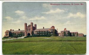 Washington University St Louis Missouri 1909 postcard