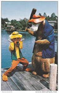 Brer Bar Threatens to Knock Brer Fox, Frontierland, DISNEYWORLD, 50-70's