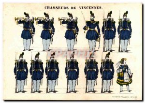 Old Postcard The uniforms Hunters Vicennes Army Metiers