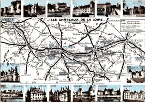 France Les Chateaux De La Loire castles With map