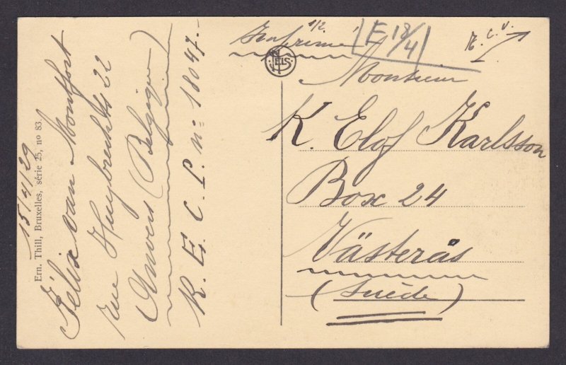 BELGIUM, Postcard, Antwerp City, L'Hippodrome