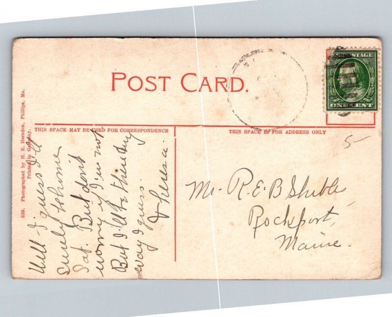 Mt. Blue   Phillips   Maine     Postcard