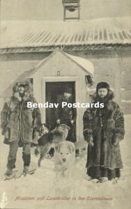 canada, British Columbia, Missionaries and Lay Brother in the Ice Mission (1910)