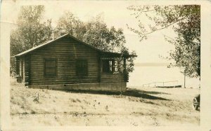 Wisconsin Briggsville 1930s RPPC Photo Postcard Lake Mason Champeny 22-3606