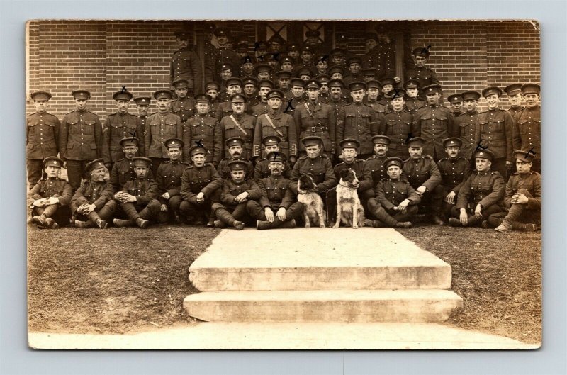 RPPC WW1 photo postcard of Canadian CEF soldier RPPC WW1 photo postcard of Canadian CEF soldier