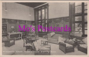 Gloucestershire Postcard - Westonbirt School, Holford House Drawing Room  HM327