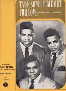 The Isley Brothers Take Some Time Out For Love Tamla Motown XL Sheet Music