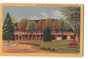 Salt Lake City Utah UT Postcard 1930-1950 Great Mormon Tabernacle Temple