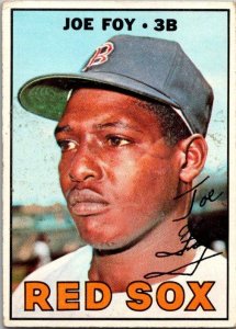 1967 Topps Baseball Card Joe Foy Boston Red Sox sk2106