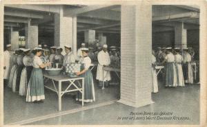 Advertising C-1910 Interior Packing Canned Chicken Libby's postcard 8421