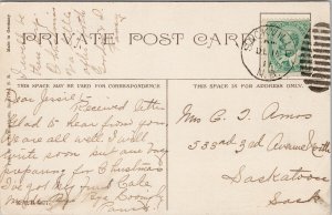 Hart Hall Mt. Allison Sackville NB New Brunswick c1911 ETB #5377 Postcard H6