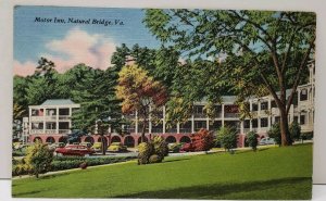 Motor In National Bridge Va 1954 to Kennebunkport Maine Postcard A6
