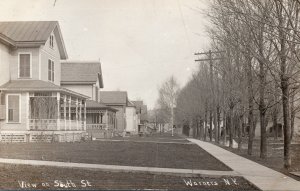 RPPC Van Buren NY Warners South Street Real Photo Postcard New York