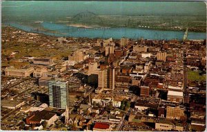 Postcard AERIAL VIEW SCENE Louisville Kentucky KY AM8485