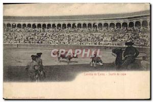 Old Postcard Bullfight Bullfight Suerte de capa