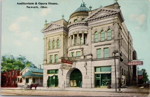 Newark Ohio Auditorium & Opera House c1913 Bouton & Co Postcard H40