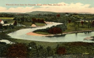 VT - Burlington. Ethan Allen Park. Winooski River from the Pinnacle