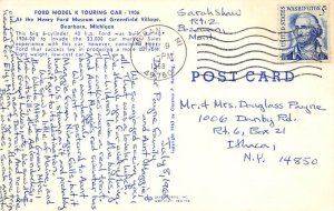 Ford Model K Touring Car 1906 Dearborn, Michigan, USA Postcard