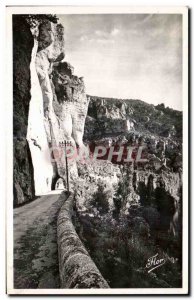 Old Postcard The Gorges du Tarn The road circuses Baumes