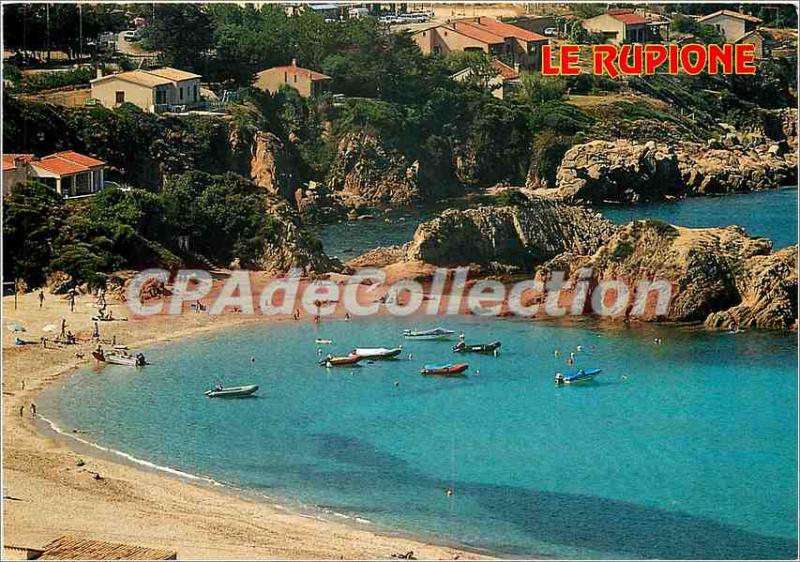 Modern Postcard Corsica Ile de Beaute Remembrance Rupione The Beach General view