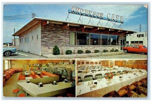 c1960's Anderson Cafe Inc. Restaurant Sioux Falls South Dakota SD Cars Postcard