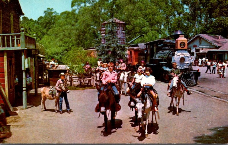 California Buena Park Knott's Berry Farm Ghost Town The Burro Train