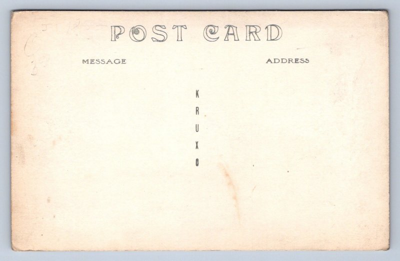 J90/ Jackson Wisconsin RPPC Postcard c1910 Main Street Homes Residence 299