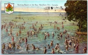 M-19640 Bathing Beach on the Bay Hamilton Ontario Canada