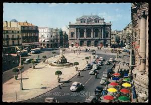 Montpellier - Place de la Comedie les Trois Graces et le Theatre