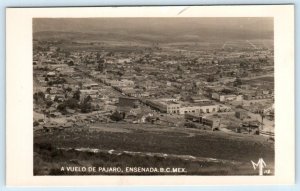 RPPC ENSENADA, B.C. Mexico ~ Birdseye A VUELO DE PAJARO ~ MF 118  Postcard