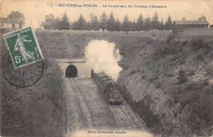 Bruyeres France Vosges Railroad Train Tunnel Vintage Postcard AA33285