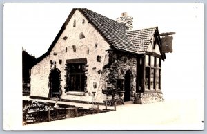 K46/ Custer South Dakota Postcard RPPC c1930s The Artcrafters Studio  342