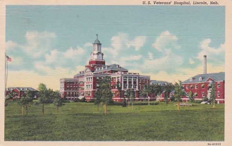 Nebraska Lincoln U S Veterans Hospital 1945 Curteich