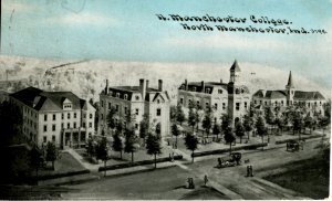 North Manchester, Indiana - A view of North Manchester College - in 1909