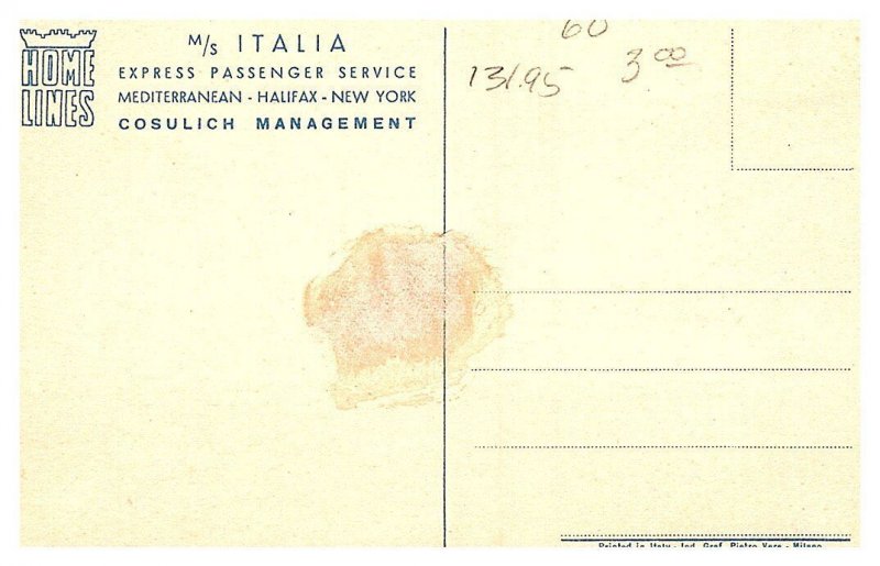 M.S. Italia , Home Lines