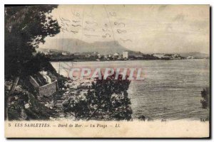 Postcard Old Sablettes Edge Sea Beach