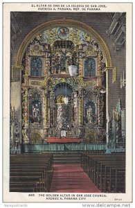 The Golden Altar in San Jose Church, Avenue A., Panama City, 10-20s