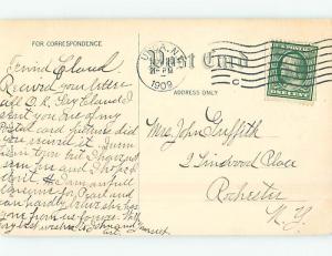 Divided-Back BUILDING SCENE Utica New York NY H6994