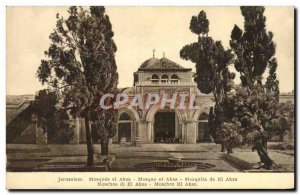 Israel - Jerusalem - Al-Aqsa Mosque - Mosque of Aqsa - Mosque - Old Postcard