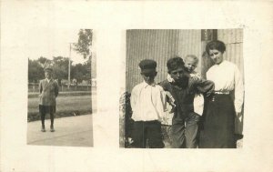 Kansas Delphos Bertha Davis Family RPPC Photo Postcard 22-8341