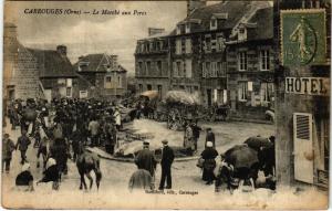 CPA AK Carrouges - Le Marche aux Porcs (800458)