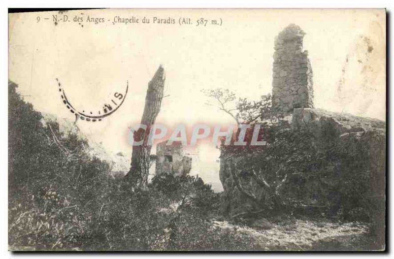 Postcard Old N D of Chapelle Angels Paradise