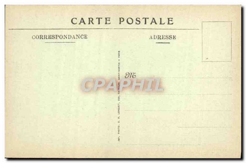 Old Postcard Paris Hotel Des coins The casting TOP
