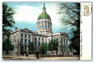 c1910 State Capitol Exterior Building Atlanta Georgia Vintage Antique Postcard