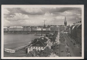 Germany Postcard - Hamburg - Jungfernstieg Und Ballindamm  T7710