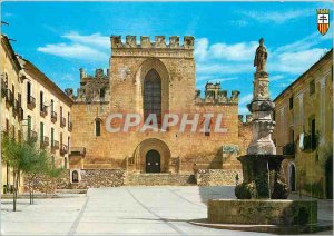 Modern Postcard Costa Dorada Tarragona Monasterio Santes Creus Piazza San Ber...