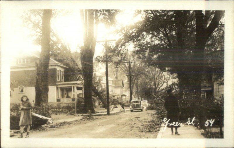 1938 Hurricane VT Wilmington??? Area Real Photo Postcard
