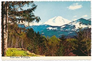 Mount Baker WA, Washington in the Cascade Mountains